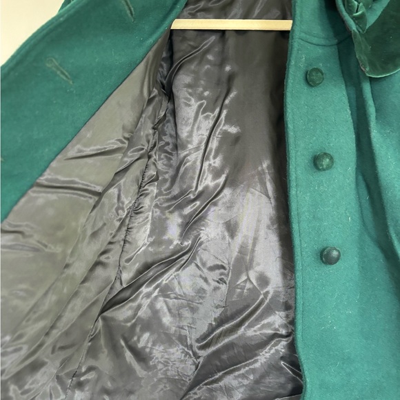 Vintage Braetan emerald green coat and hat set 4T - Picture 8 of 9